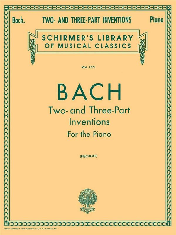 Johann Sebastian Bach - Two- and Three-Part Inventions