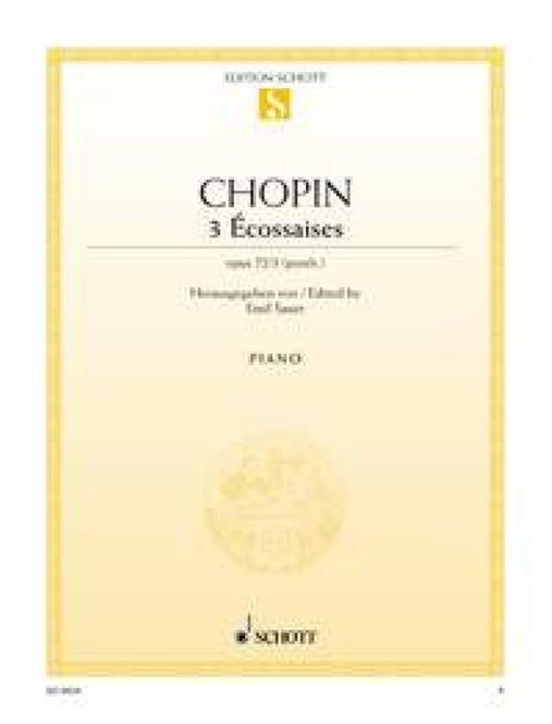 Hovedbilde Frédéric Chopin - Ecossaisen(3) Opus 72/3
