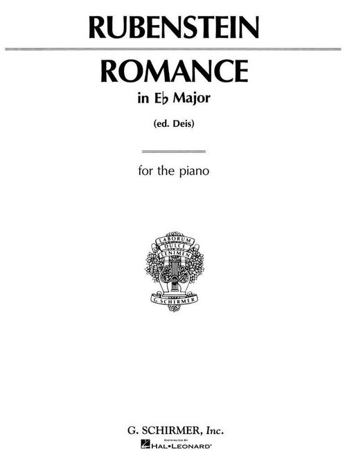Hovedbilde Anton Rubinstein - Romance, Op. 44 in Eb Major