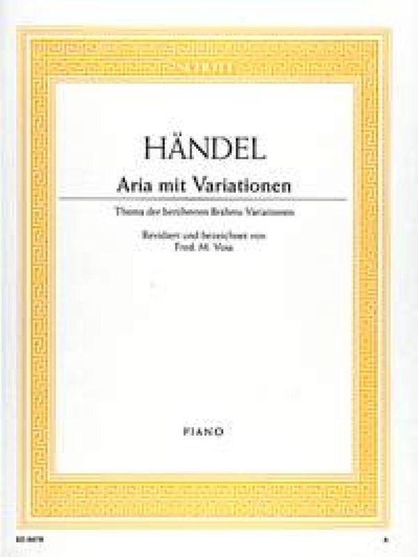 Georg Friedrich Händel - Aria mit Variationen