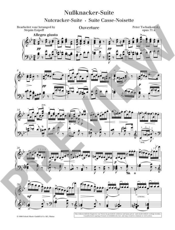 Pyotr Ilyich Tchaikovsky - Nussknacker Suite Opus 71A