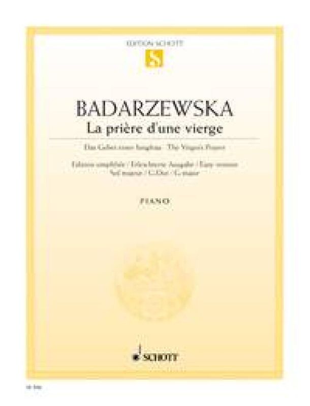 Tekla Badarzewska - The Virgin's Prayer G major