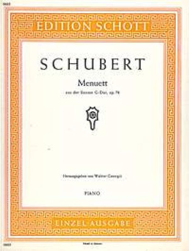 Franz Schubert - Sonate G Opus 78 D894 Menuet