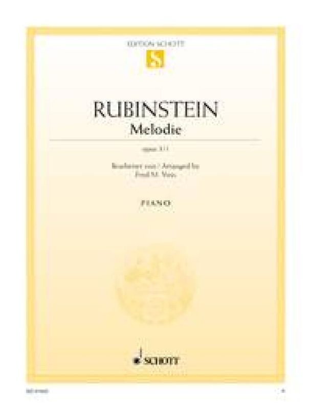 Grigorjewitsch Rubinstejn - Melodie F Opus 3/1