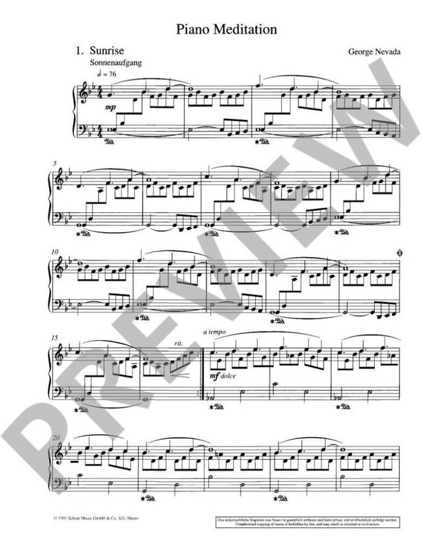 George Nevada - Piano Meditation P.