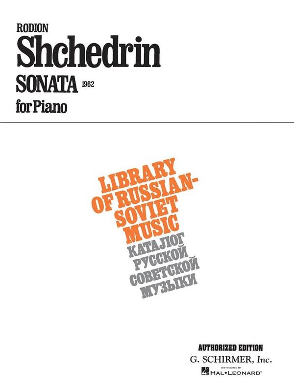 Rodion Shchedrin - Sonata (1962)