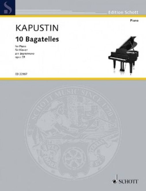Hovedbilde Nikolai Kapustin - 10 Bagatelles Op. 59