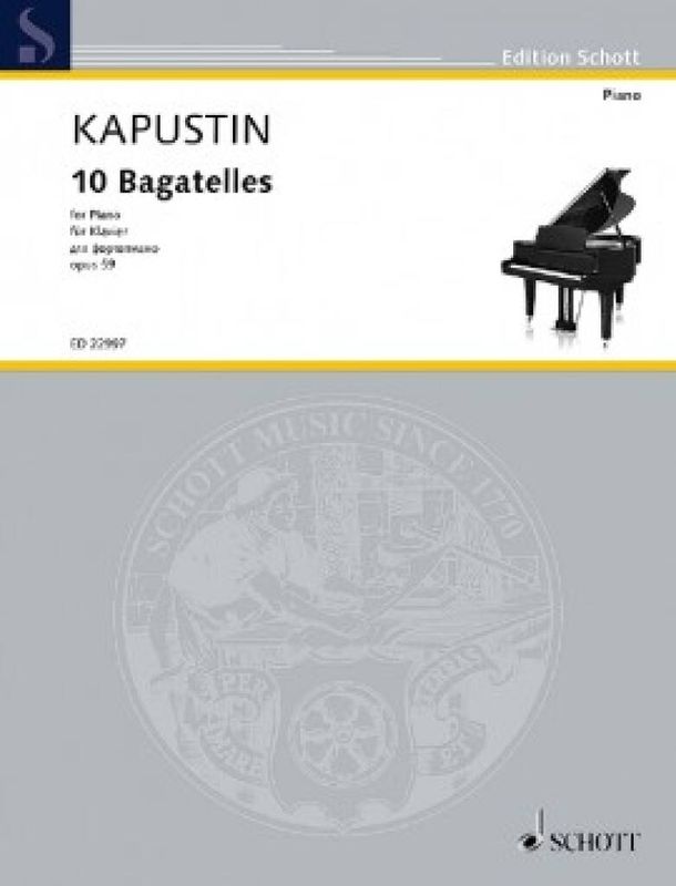 Nikolai Kapustin - 10 Bagatelles Op. 59