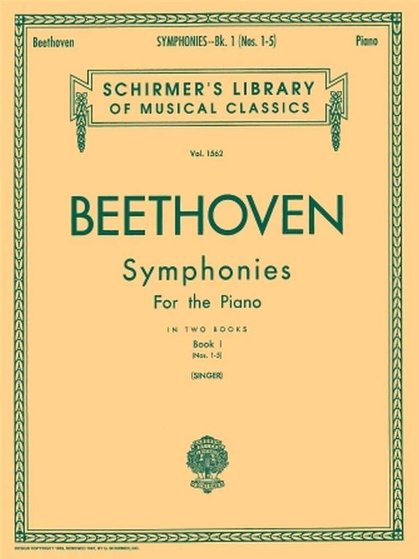 Ludwig van Beethoven - Symphonies - Book 1