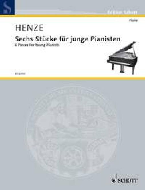 Hovedbilde Hans Werner Henze - Stucke(6) Fur Junge Pianisten