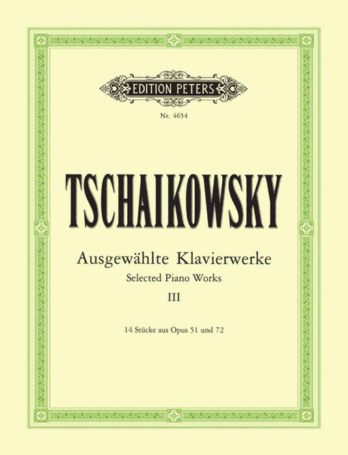 Hovedbilde Pyotr Ilyich Tchaikovsky - Selected Piano Works - ...