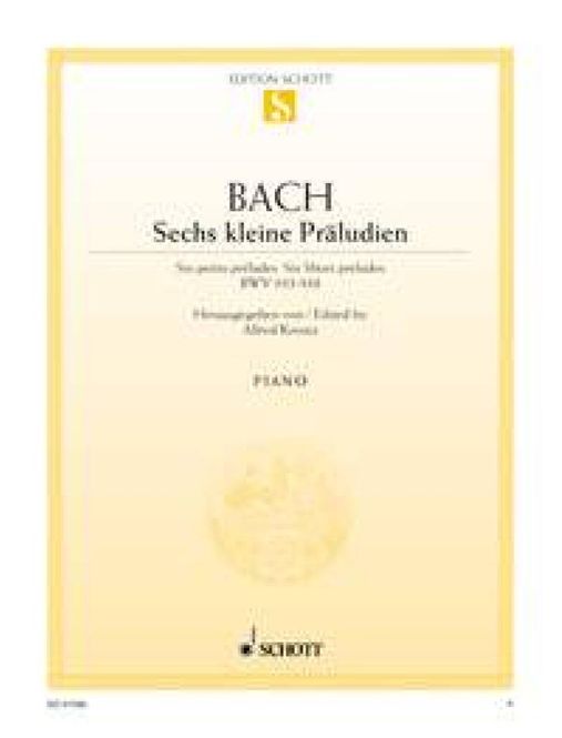 Hovedbilde Johann Sebastian Bach - Kleine Preludien(6) ...