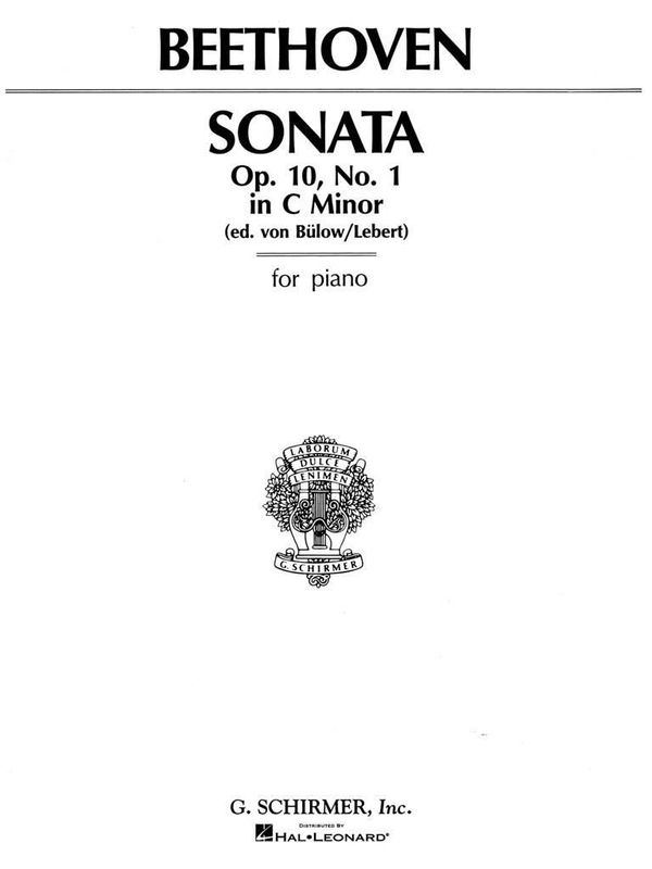 Ludwig van Beethoven - Sonata in C Minor, Op. 10, No. 1