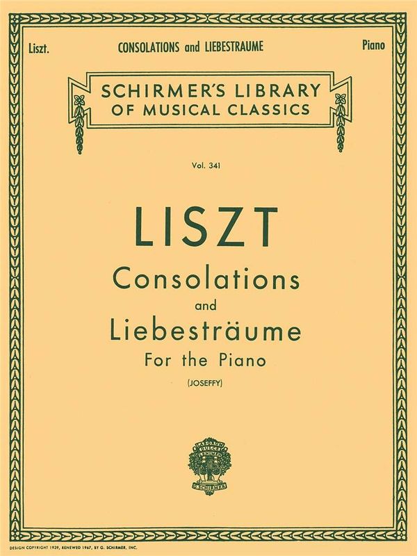 Franz Liszt - Consolations And Liebestraume