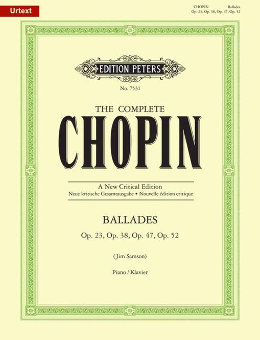 Hovedbilde Frédéric Chopin - Balladen (New Critical Ed.)