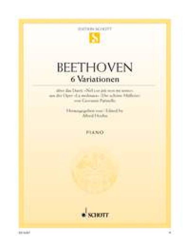 Ludwig van Beethoven - 6 Variationen Über Nel Cor Piu Non Mi Sen