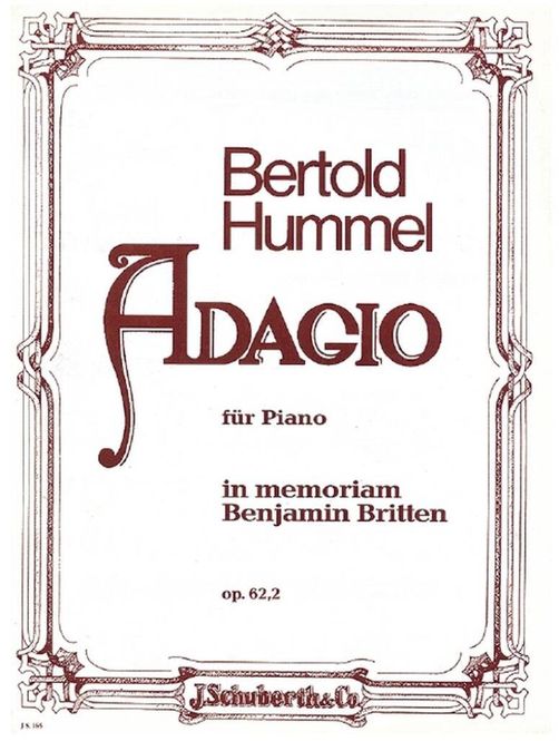 Hovedbilde Bertold Hummel - Adagio op. 62, 2