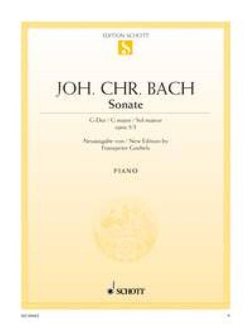 Hovedbilde Johann Christian Bach - Sonate G-Dur op. 5/3