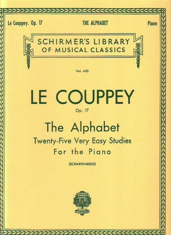 Félix Le Couppey - Alphabet, Op. 17 (25 Very Easy Studies)