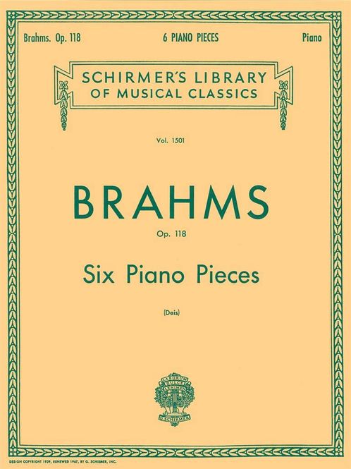 Hovedbilde Johannes Brahms - Six Piano Pieces, Op. 118
