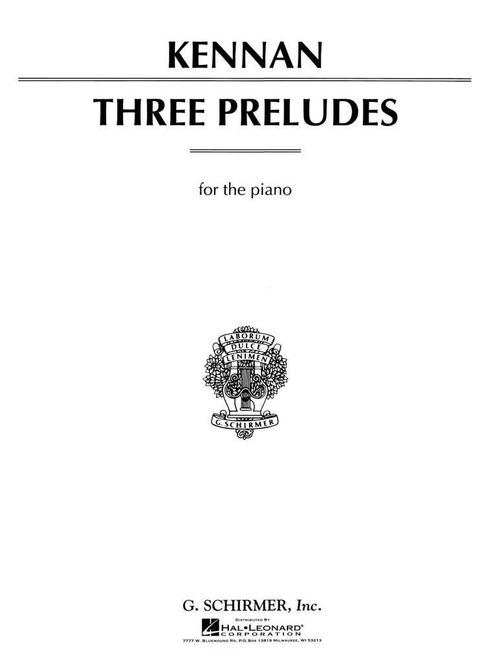 Hovedbilde Kent Kennan - 3 Preludes