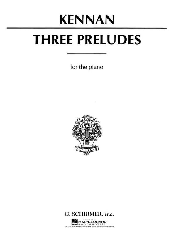 Kent Kennan - 3 Preludes