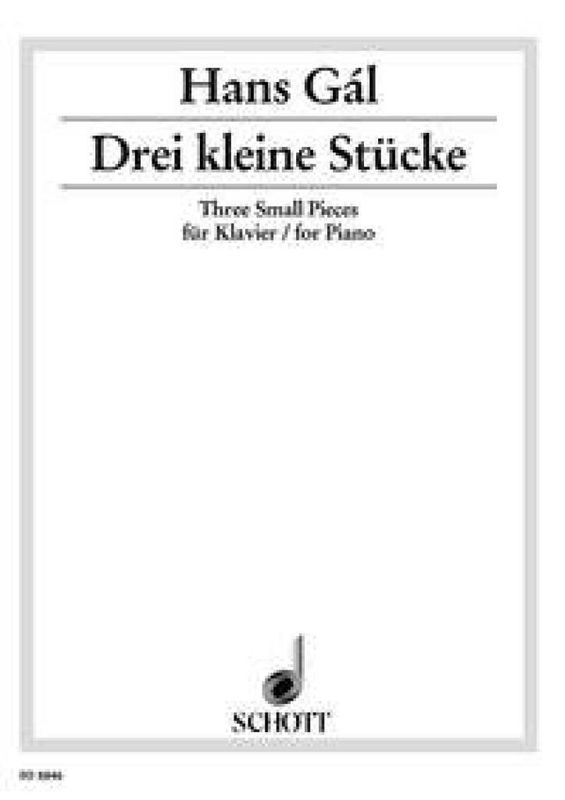 Hans Gal - Three little Pieces op. 64