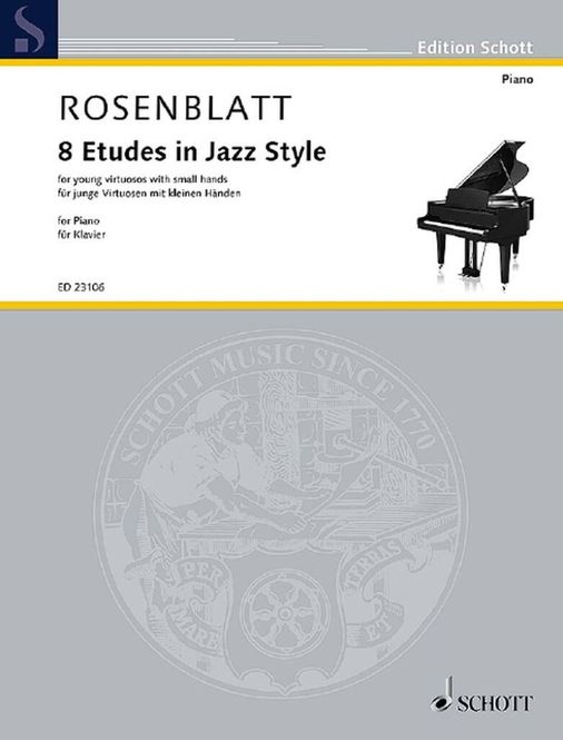 Hovedbilde Alexander Rosenblatt - 8 Etudes in Jazz Style
