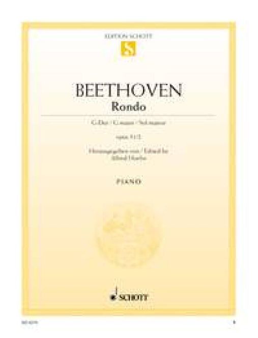 Hovedbilde Ludwig van Beethoven - Rondo G Opus 51/2