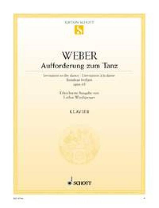 Hovedbilde Carl Maria von Weber - Aufforderung Zum Tanz Opus 65