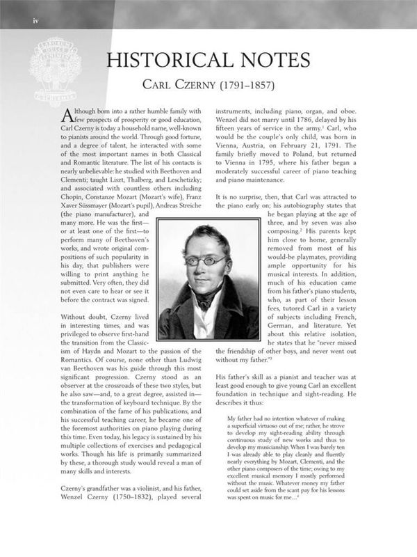 Carl Czerny - One Hundred Progressive Studies, Op. 139