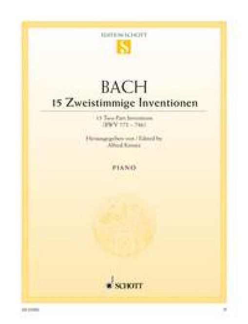 Hovedbilde Johann Sebastian Bach - Inventionen 2St.