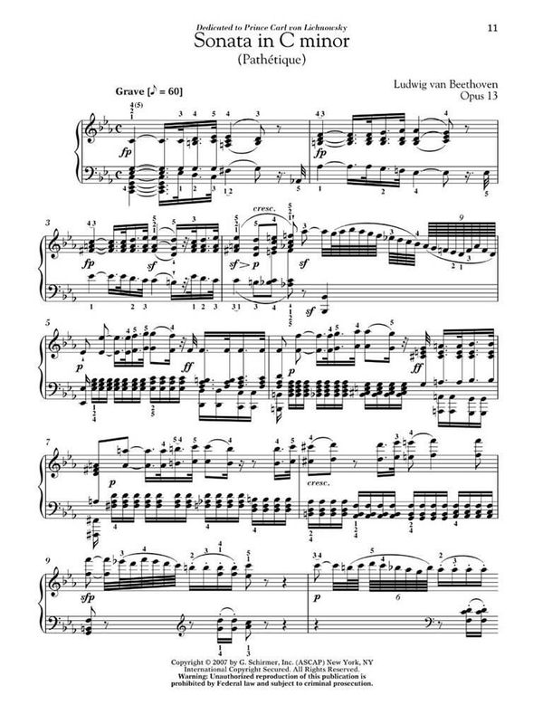 Ludwig van Beethoven - Sonata In C Minor Op.13