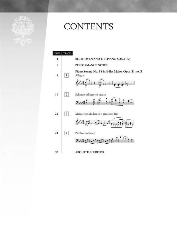 Ludwig van Beethoven - Piano Sonata No.18 In E Flat Op.31 No.3