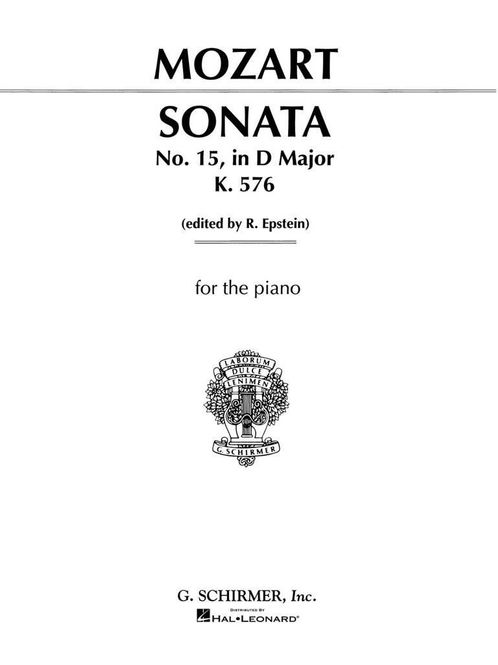 Hovedbilde Wolfgang Amadeus Mozart - Sonata No. 15 in D ...