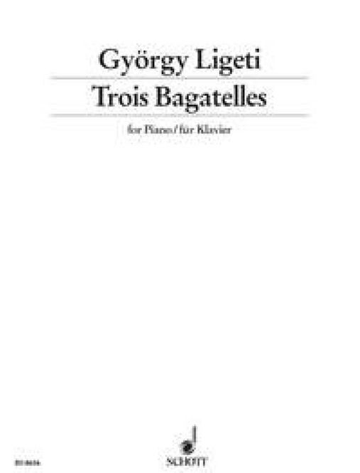 Hovedbilde György Ligeti - Three Bagatelles