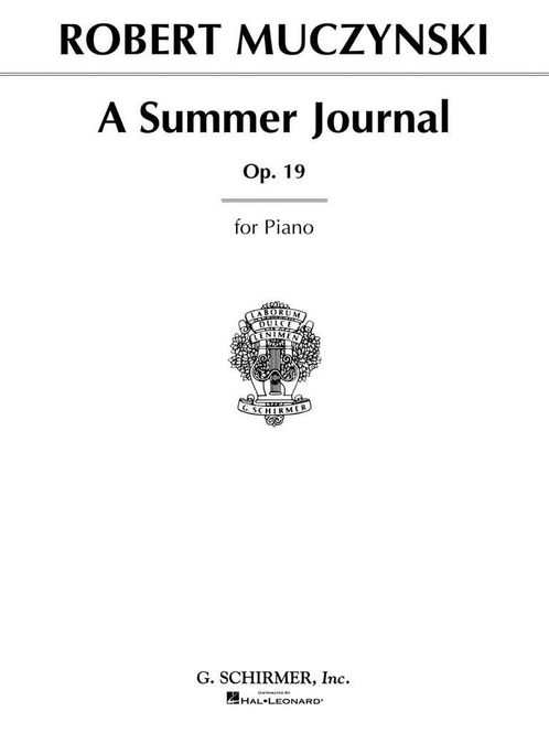 Hovedbilde Robert Muczynski - Summer Journal, Op. 19