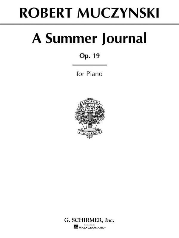 Robert Muczynski - Summer Journal, Op. 19