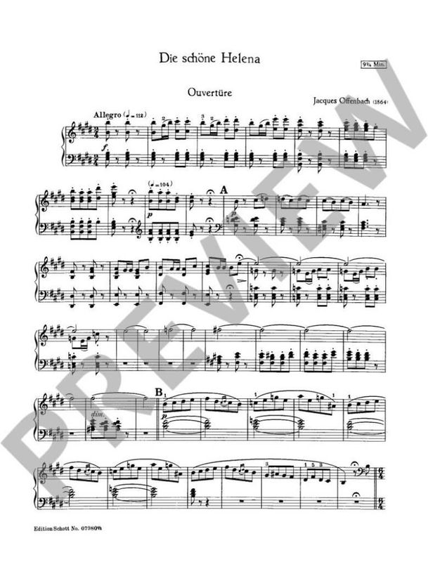 Jacques Offenbach - Schone Helena