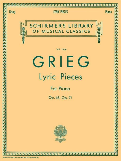 Hovedbilde Edvard Grieg - Lyric Pieces - Volume 5: Op. 68, ...