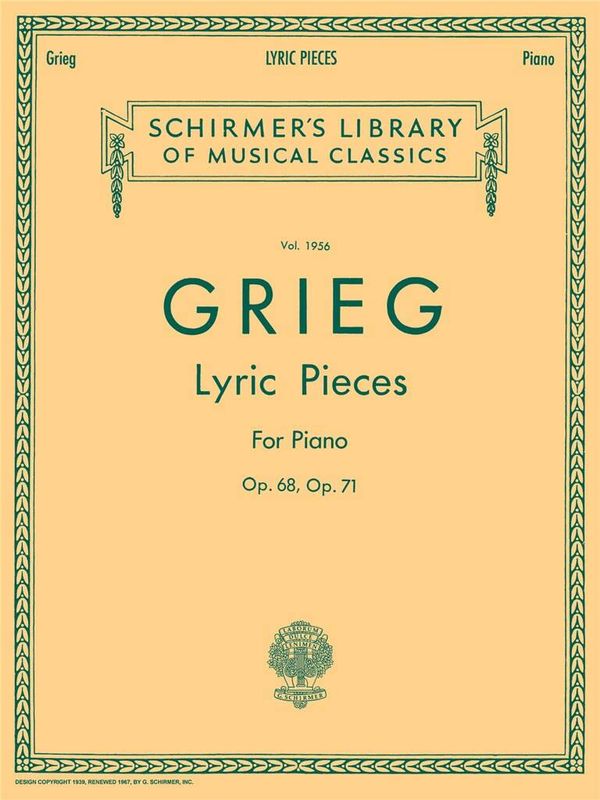 Edvard Grieg - Lyric Pieces - Volume 5: Op. 68, 71