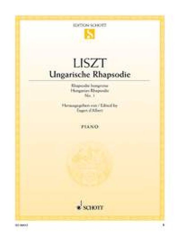 Franz Liszt - Ungarische Rhapsodie 01