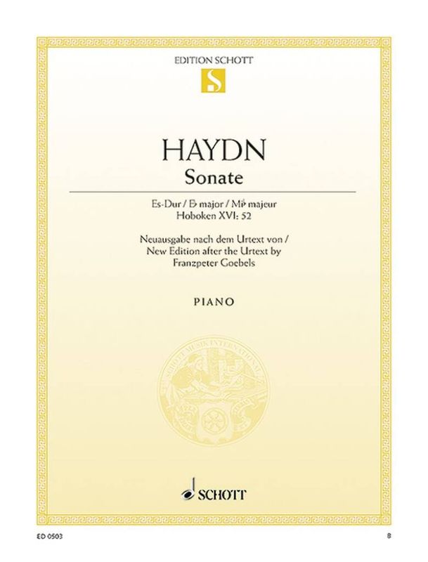 Franz Joseph Haydn - Sonate Es Hob.Xvi:52