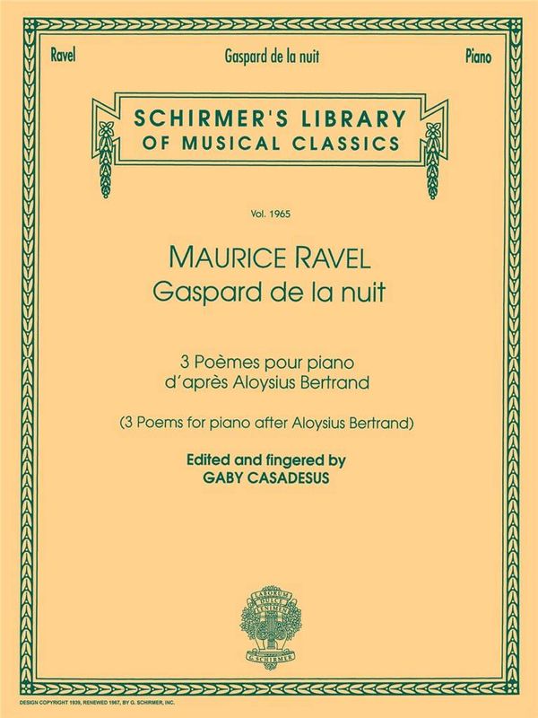 Maurice Ravel - Gaspard De La Nuit