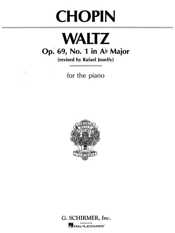Frédéric Chopin - Waltz, Op. 69, No. 1 in Ab Major