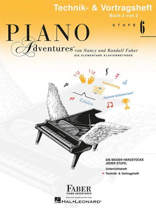 Hovedbilde Piano Adventures: Technik- & Vortragsheft Stufe 6