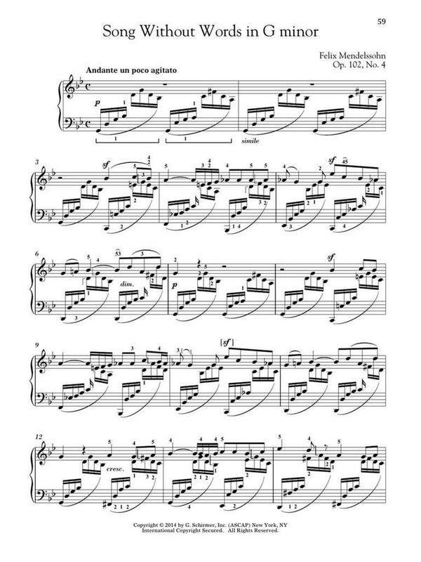 Felix Mendelssohn Bartholdy - Mendelssohn - Selections from Song