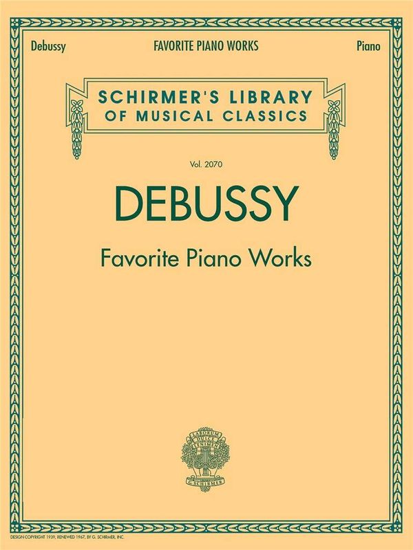 Claude Debussy - Favorite Piano Works