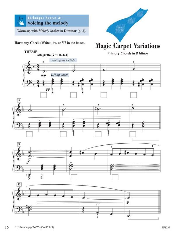 Piano Adventures Technique & Artistry Book Level 3