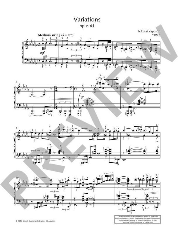 Variations op. 41